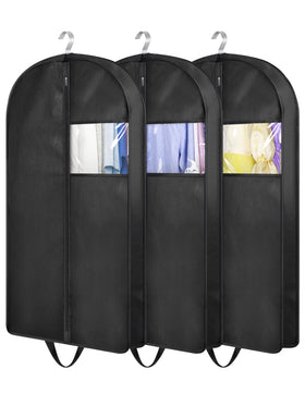 KIMBORA 35-inch garment bag with 4-inch gusset for travel and suits.