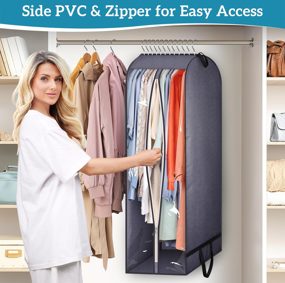KIMBORA bottom-seal design keeps clothes dust-free and fresh