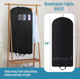 KIMBORA garment bags with carry handle enable easy transport.