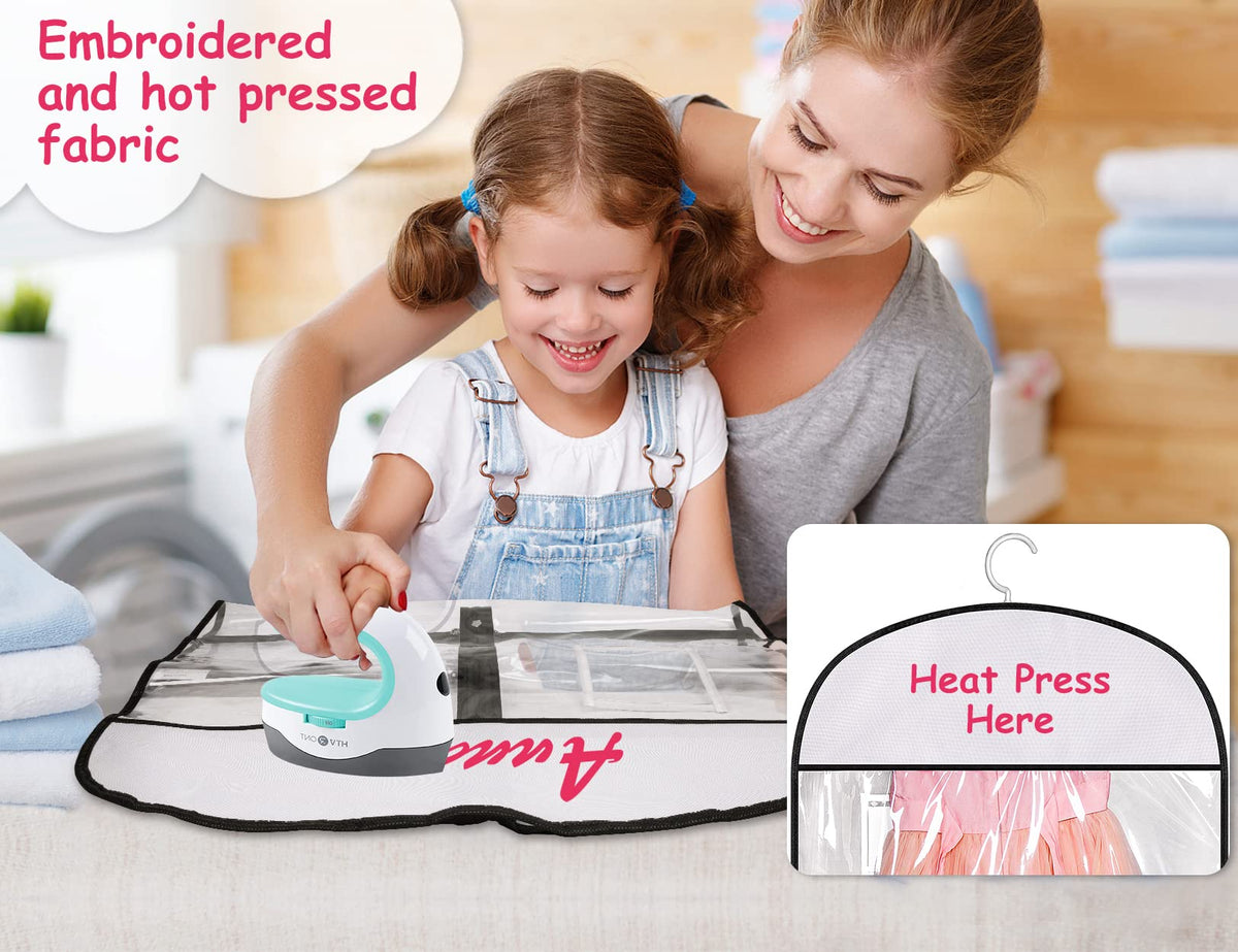KIMBORA embroidery-ready fabric bag for personalized kids' dance outfits.