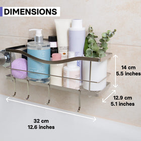KINCMAX Premium Shower Caddy bathroom-storage-solution keeps essentials within reach.