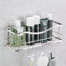 KINCMAX Premium Shower Caddy rustproof stainless steel for durable bathroom storage.