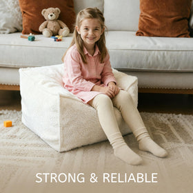 Kinevoli Square Pouf Complements bedrooms and lounges with a relaxed, modern vibe.