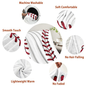 KING DARE baseball blanket for outdoor picnics and camping.