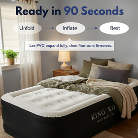 King Koil no-slip base keeps the mattress in place.