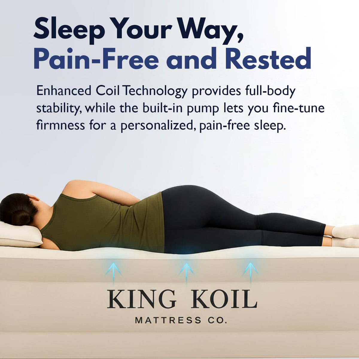 Waterproof, puncture-resistant materials keep the mattress durable during travel.