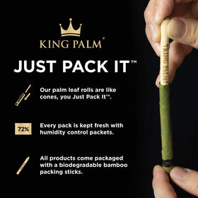 King Palm King Size Cones pre-rolled for quick, mess-free use