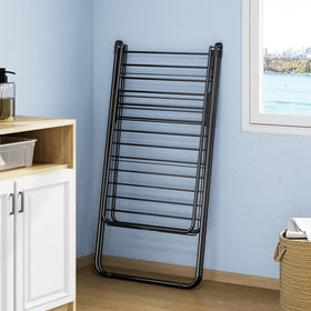 KINGBOARD 32-rod layout supports a mix of towels, socks, and shirts.