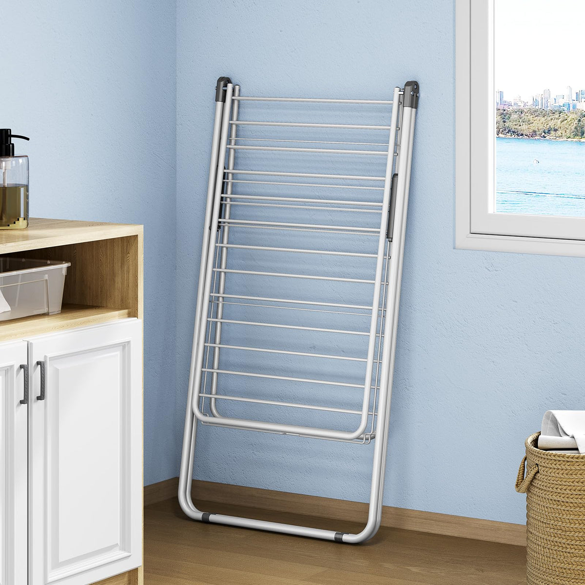 KINGBOARD top wings extend to 70 inches for bulkier items like quilts.
