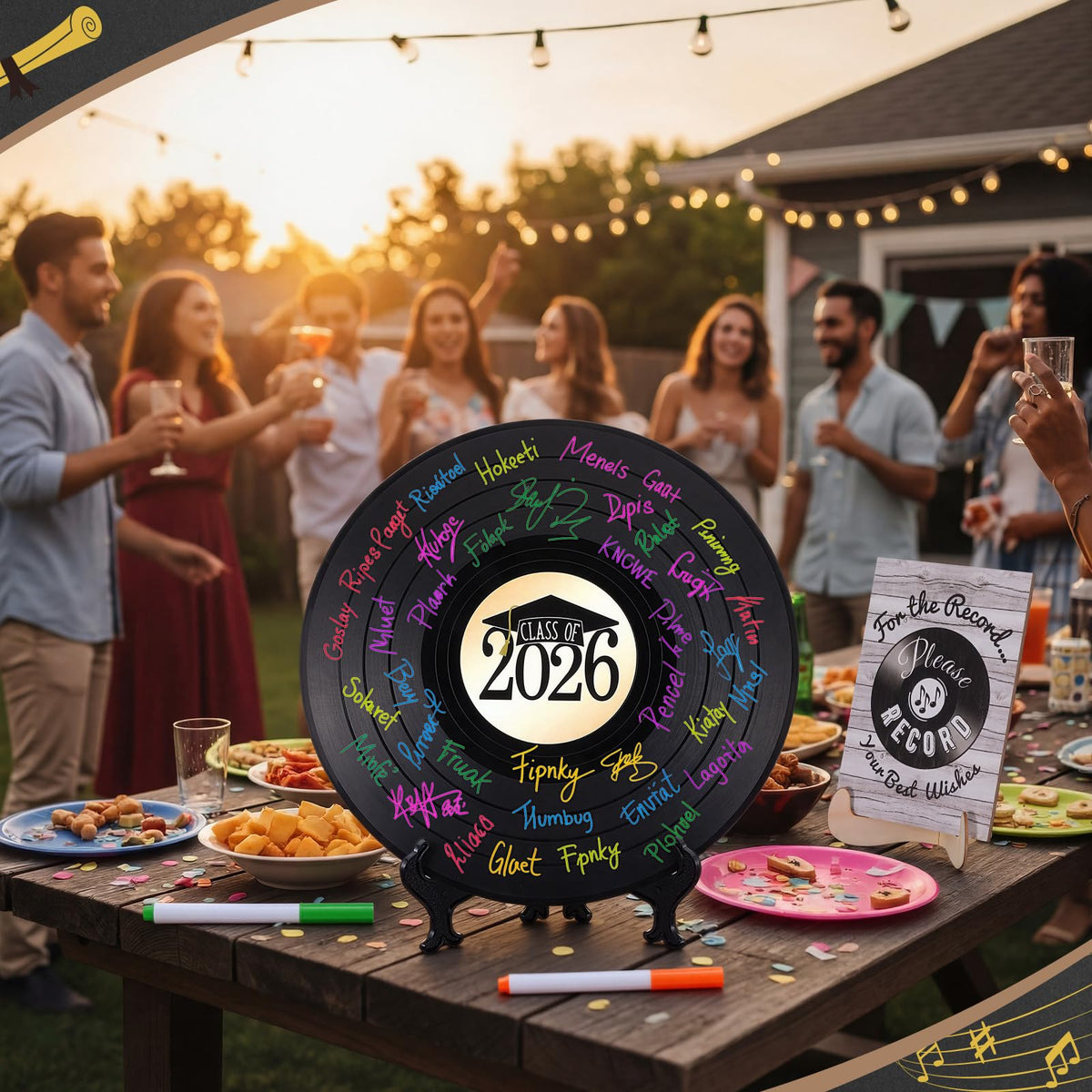 Kingdder Class of 2026 sticker for customizing the vinyl.
