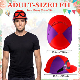 Kingdder plastic jockey helmet set provides lightweight indoor/outdoor wear