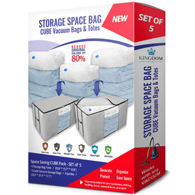 Kingdom Home Storage Bag Totes feature breathable fabric and sturdy handles for easy transport.