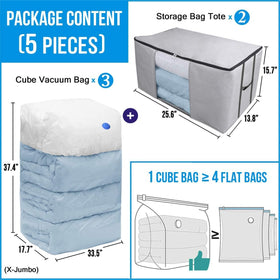Kingdom Home storage set arranged in a closet demonstrates versatile home organization.