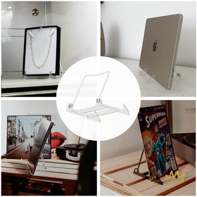 Kingdom Solutions American-made easel set for plates and frames in homes.