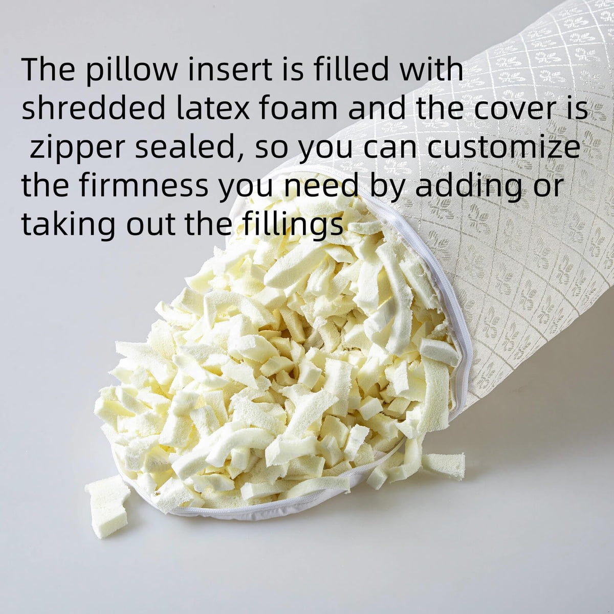 Kingnex Bolster Roll Pillow between knees for side sleepers alignment