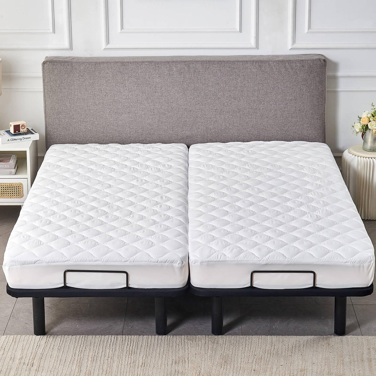 Kingnex breathable surface helps keep the bed cool and dry.
