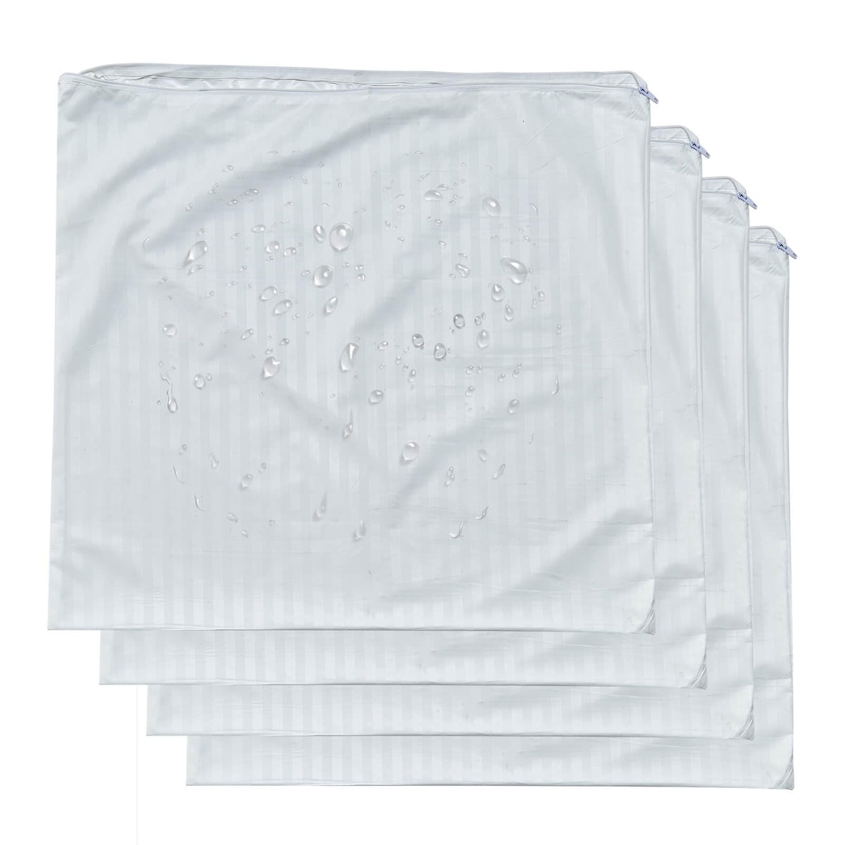 Kingnex feather-proof pillow protector for 22x22 pillows keeps goose down pillows clean
