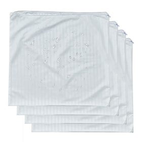 Kingnex feather-proof pillow protector for 22x22 pillows keeps goose down pillows clean