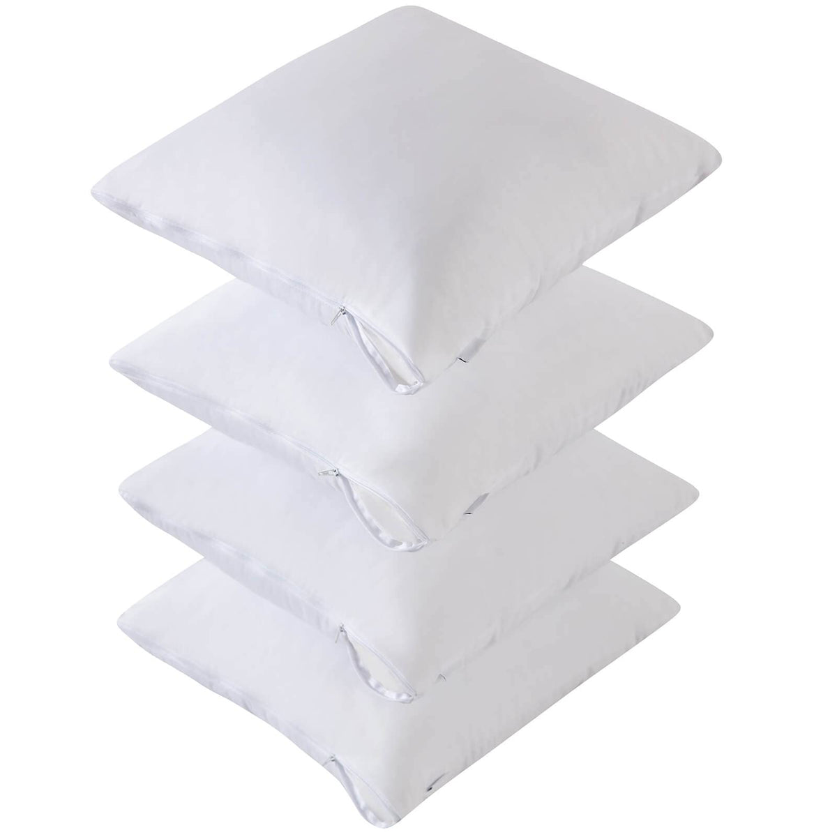 Kingnex featherproof layer pillow protector blocks poking feathers and keeps comfort.
