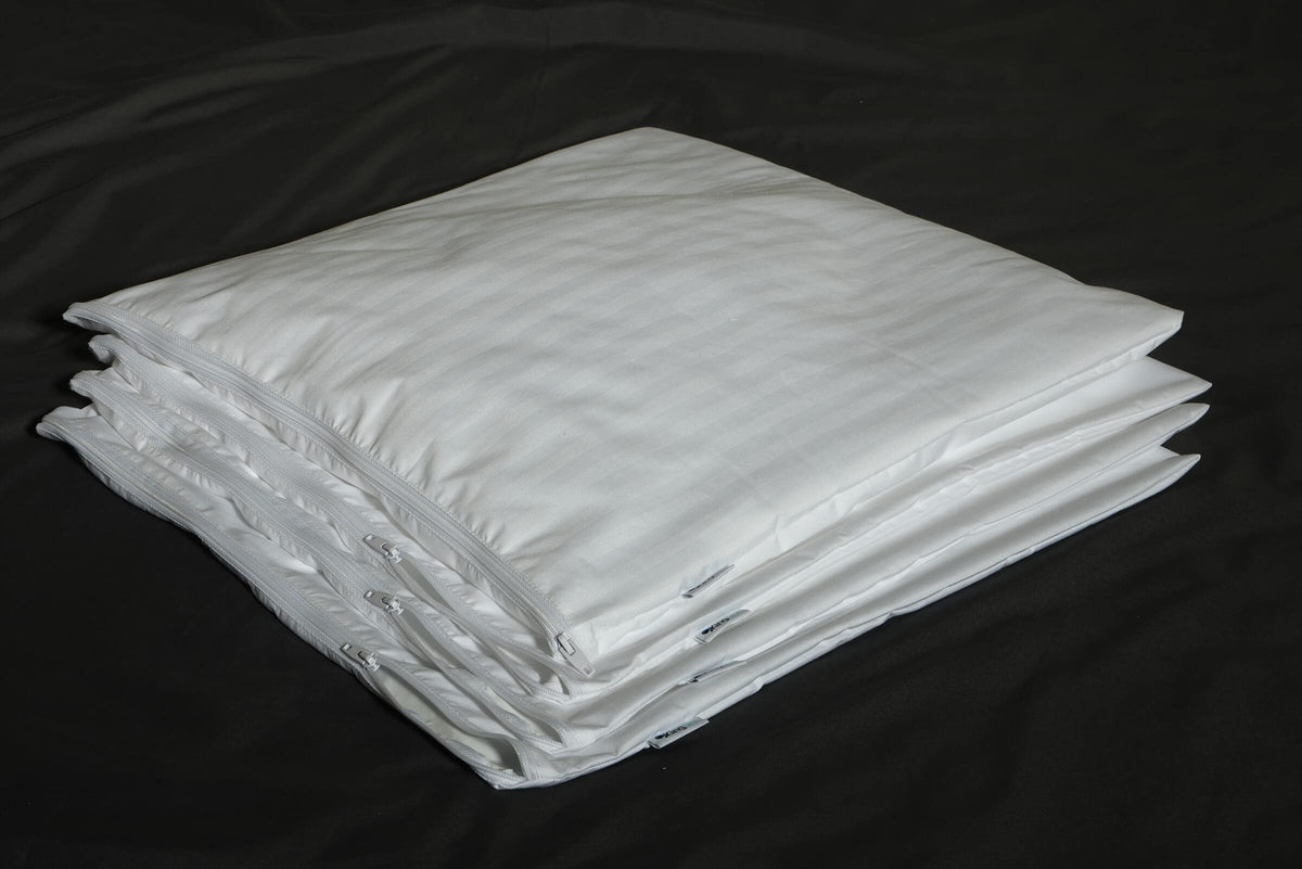 Kingnex goose-down pillow compatibility shields standard square pillows