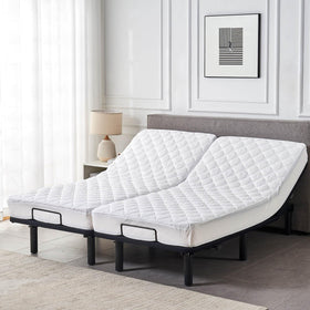 Kingnex machine-washable mattress protector for easy cleaning