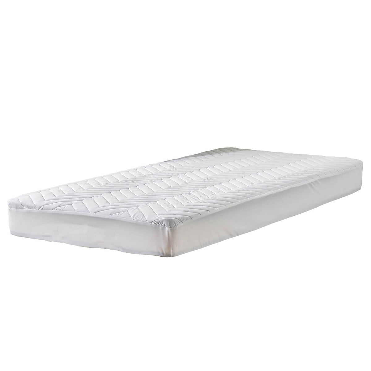 Kingnex RV bunk pad in use on a small bed