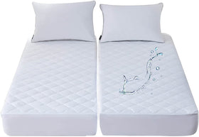 Kingnex waterproof back membrane protects a California King mattress from spills