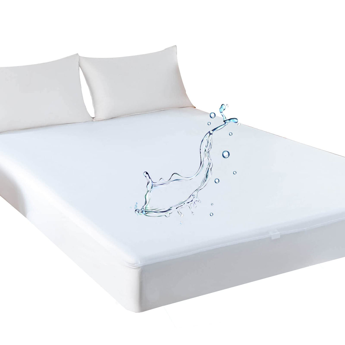 Kingnex waterproof backing protects the RV short queen mattress from spills.