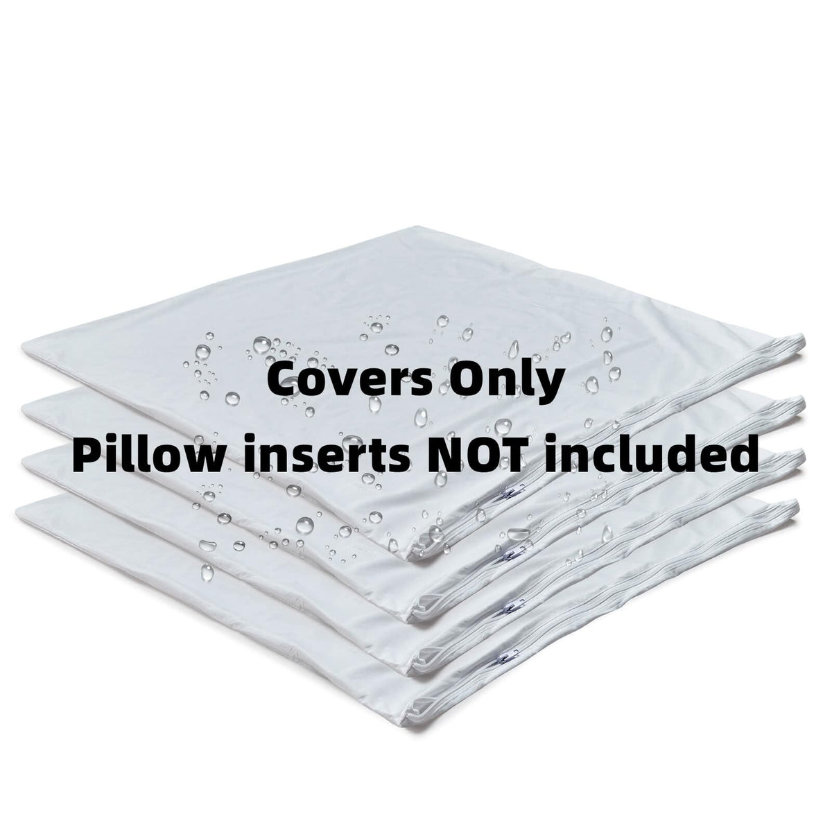 Kingnex zippered 360 degree protection pillow protector 24x24.