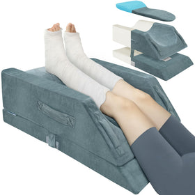 KingPavonini 4-height leg elevation pillow assembled for versatile rest.