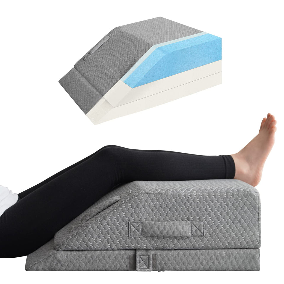 KingPavonini adjustable leg wedge pillow setup for elevated comfort and support