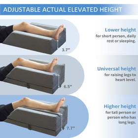 KingPavonini 40-degree incline supports proper leg elevation and comfort while resting
