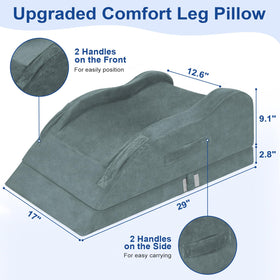 KingPavonini ergonomic wavy groove design supports knee and leg alignment.