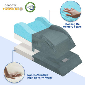 KingPavonini high-density foam bottom layers maintain shape under weight.