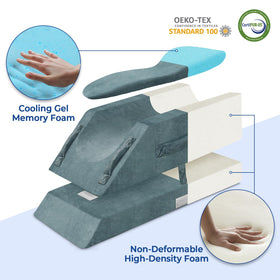 KingPavonini deep groove configuration keeps leg secure without slipping.