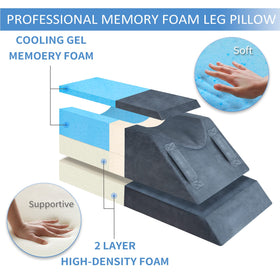 KingPavonini memory foam gel top layer for soft, cooling comfort