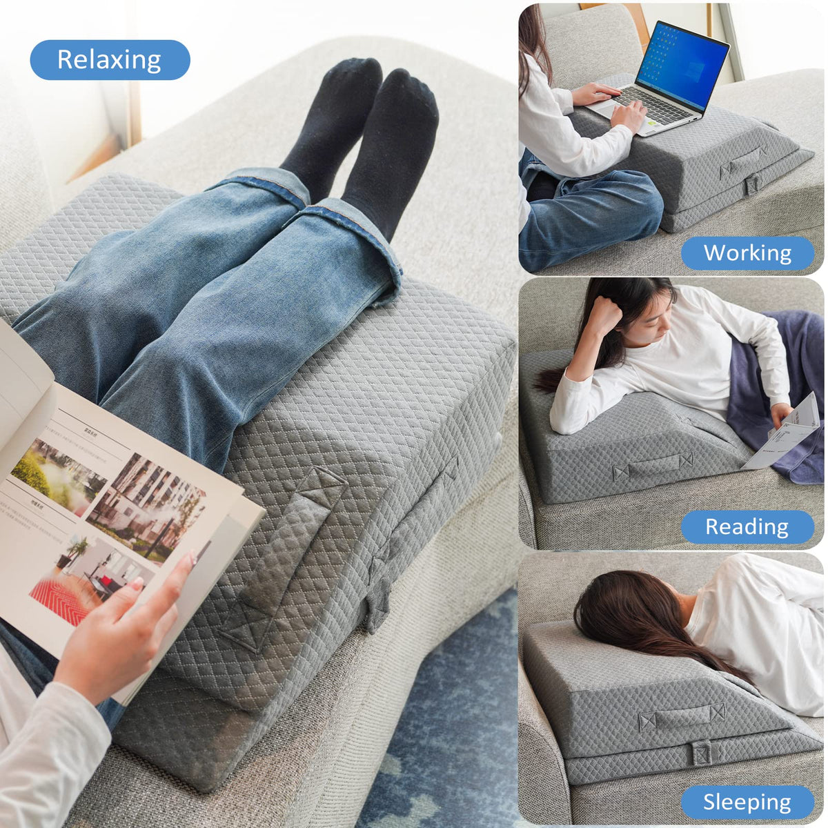KingPavonini non-slip base keeps the pillow in place during use