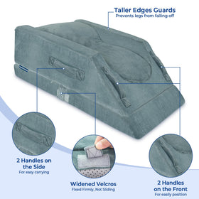KingPavonini washable cover with a large zipper for easy cleaning.