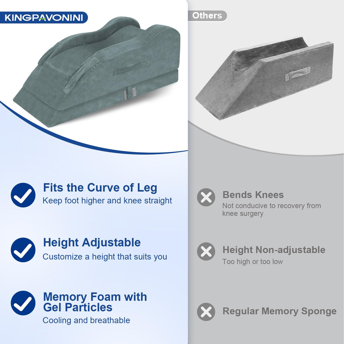 KingPavonini washable cover simplifies cleaning after daily use.