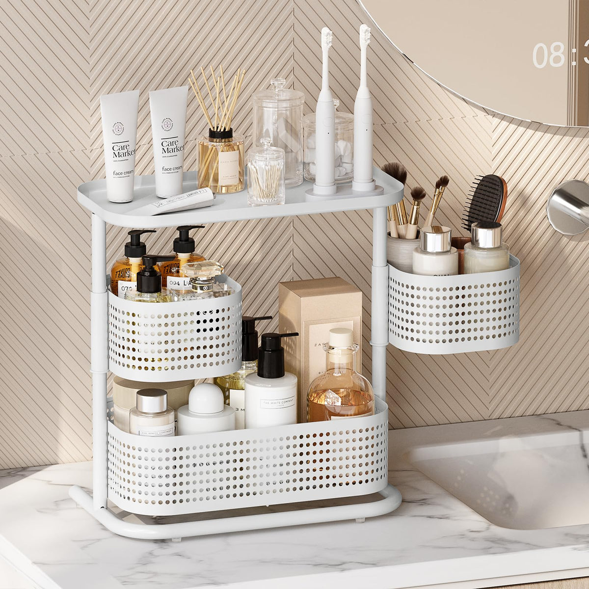 Kingrack craft supplies organizer allows easy reach during projects