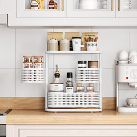 Kingrack garage rack stores small parts neatly for quick projects