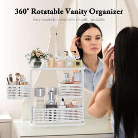Kingrack makeup and skincare tower keeps daily essentials visible and reachable