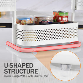 Kingrack office desk caddy rotates for fast access to stationery