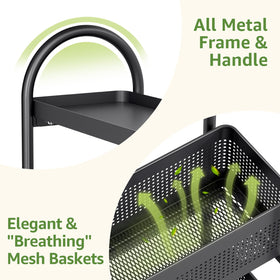 Kingrack slim cart narrow-profile fits narrow spaces in apartments.
