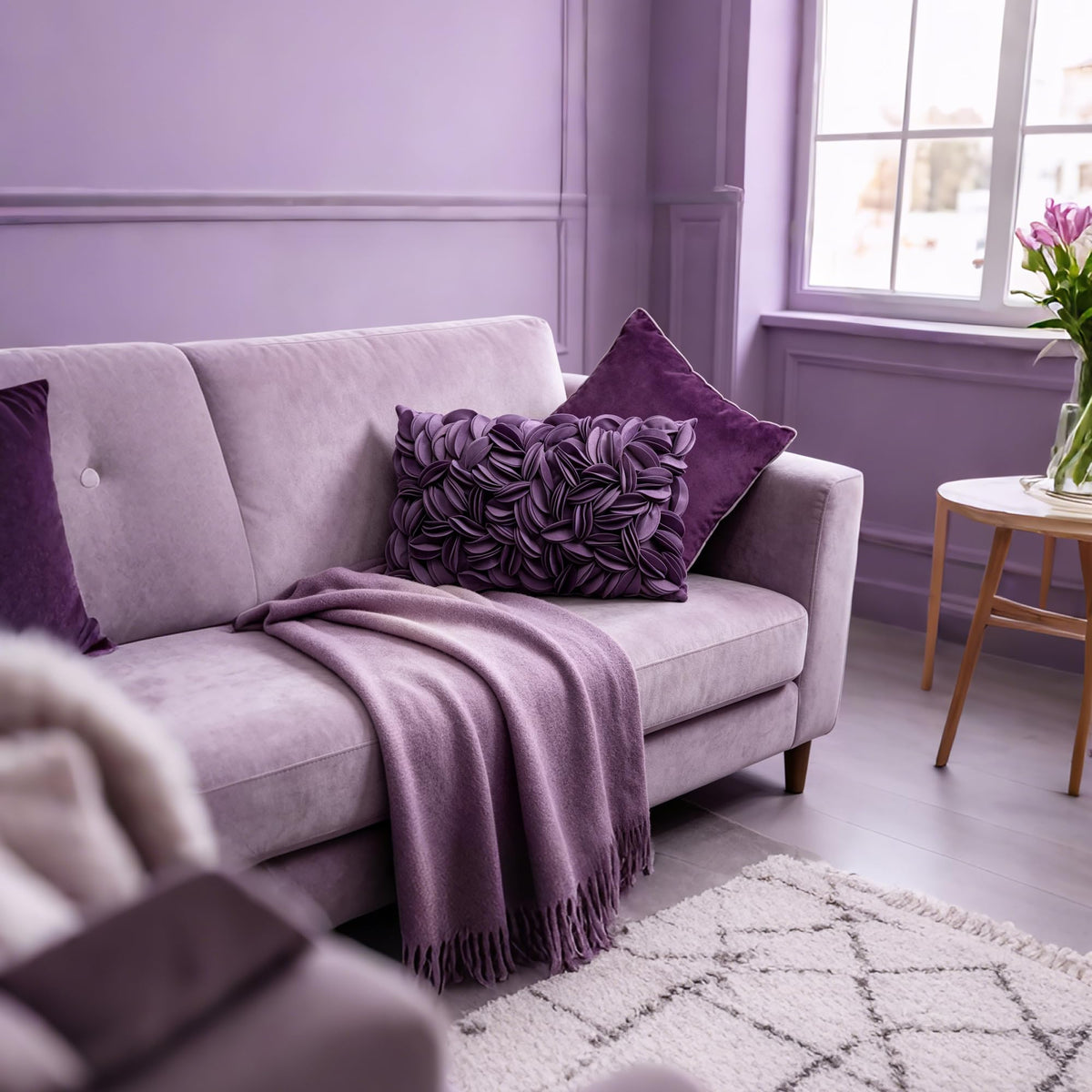 KINGROSE 3D flower design cover creates a unique decorative focal point