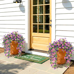 Kingsboomy front door balcony decor creates an inviting entry focal point.