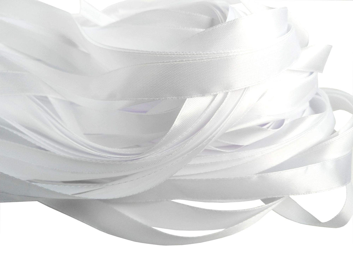 Kingsnow white wedding wand with 60 cm ribbons for receptions