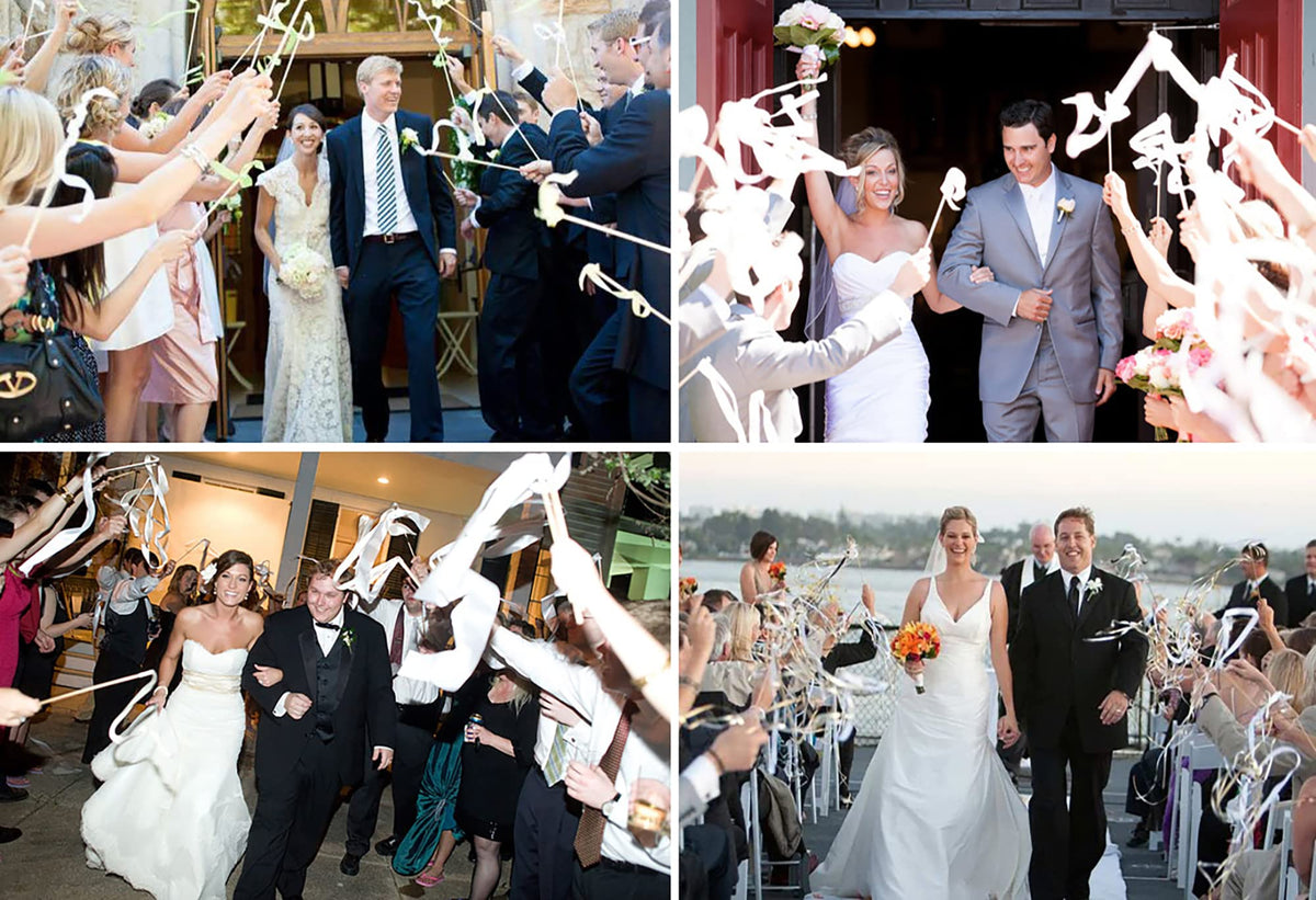 Kingsnow wedding favors wands ensemble for lively reception moments.