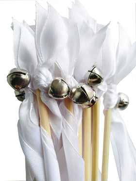 Kingsnow wedding wand with a silver bell adds gentle ambience