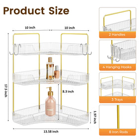 Kinkota open-top storage for quick access to daily cosmetics and skincare